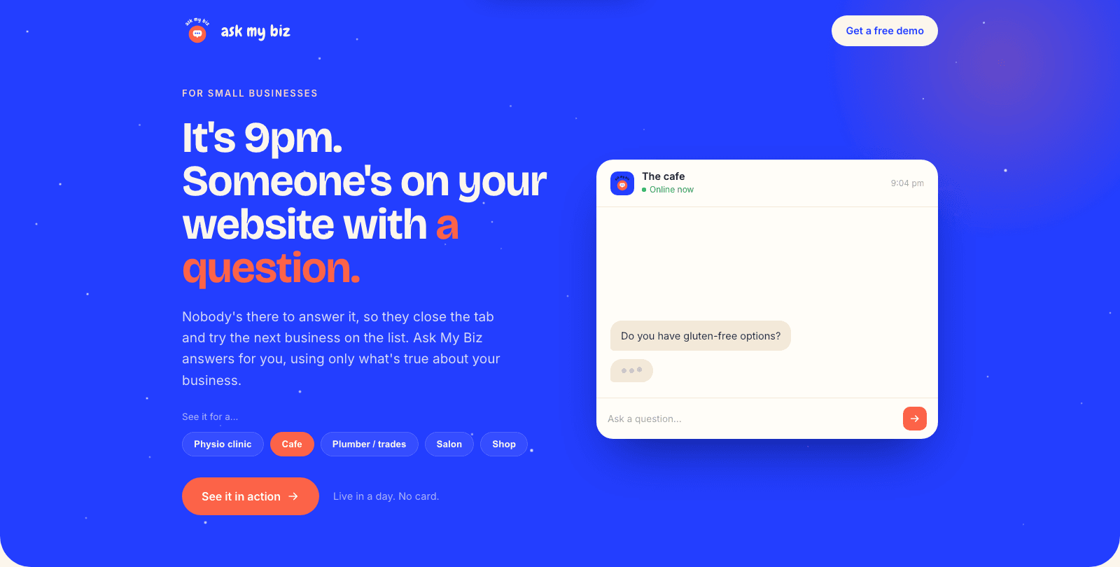 Ask My Business screenshot